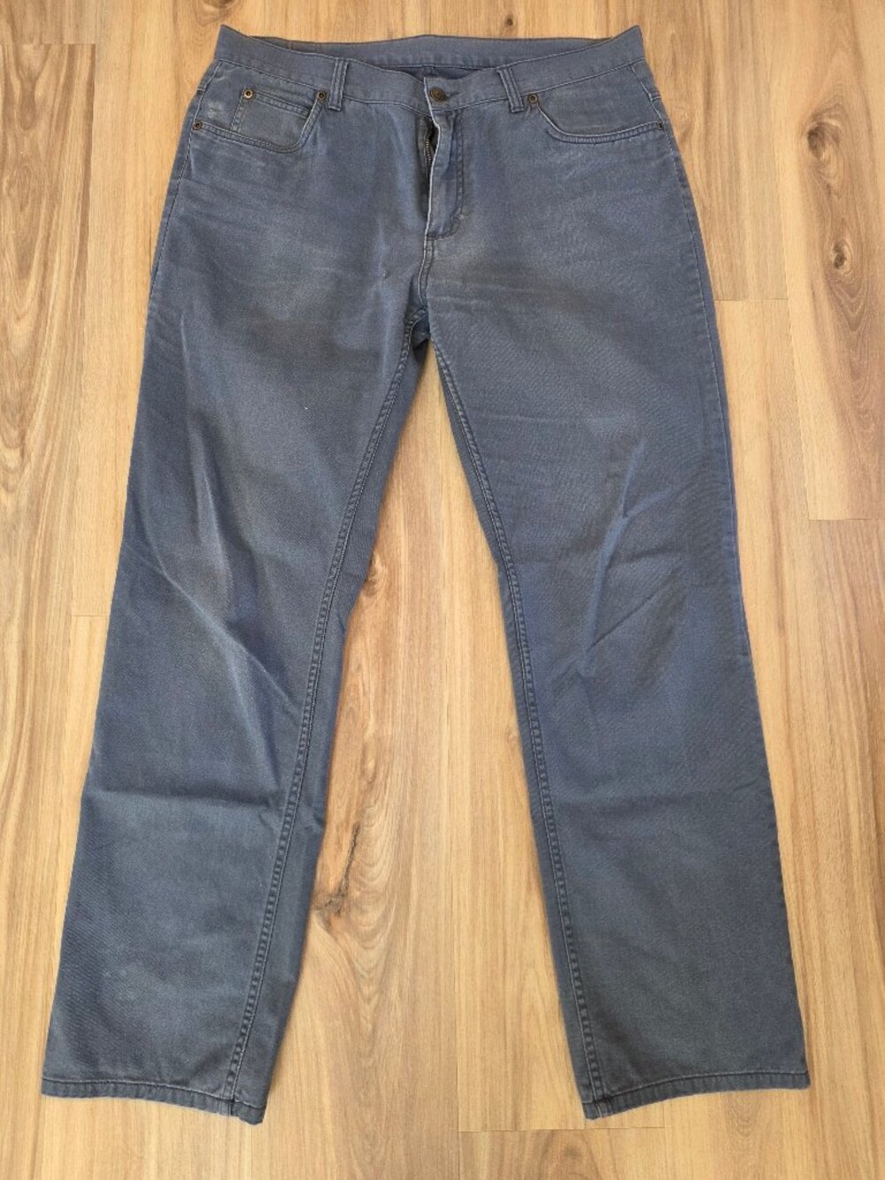 Bills Khakis 5-Pocket Straight Fit Pants Navy Blue Mens 35x32